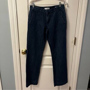 Banana Republic Womens Deep Indigo Relaxed Jeans Size 27